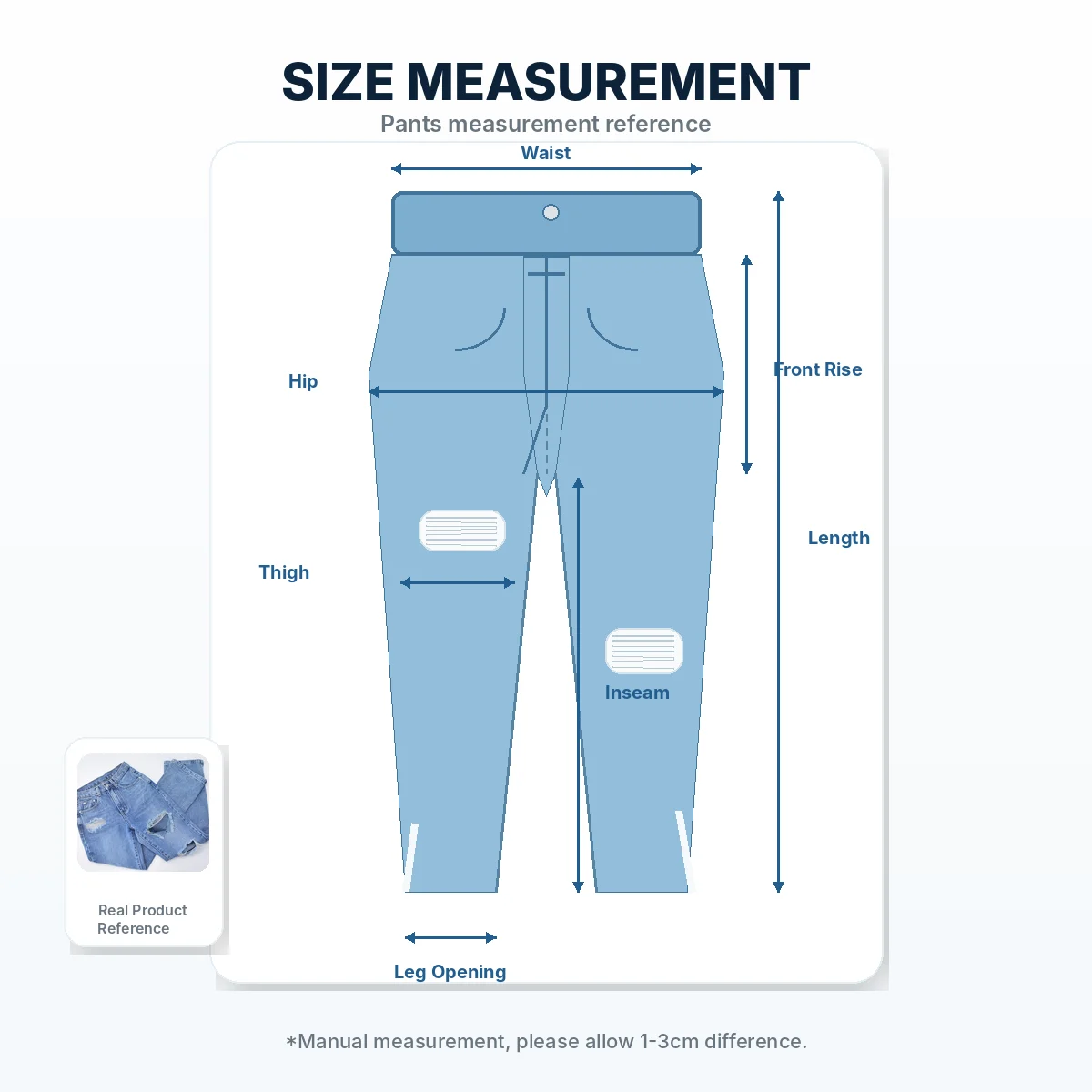 Size measurements