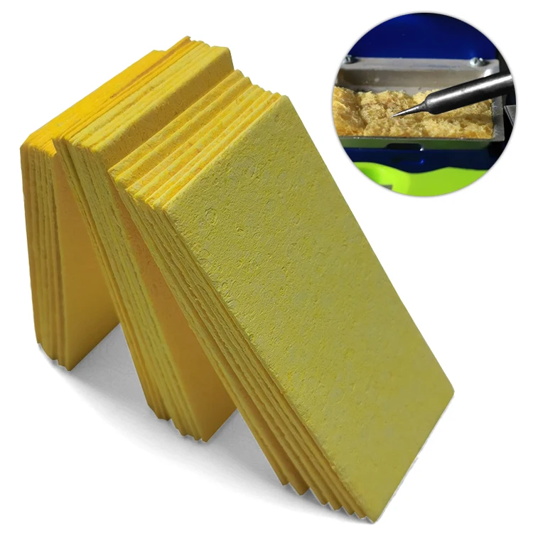 30 Pcs Pads Soldering Sponge Soldering Iron Cleaning Sponge