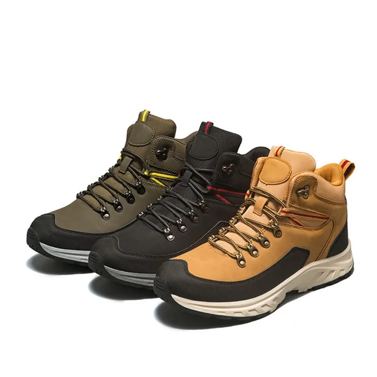 Мужские альпинистские ботинки уличная Водонепроницаемая нескользящая обувь для горного туризма