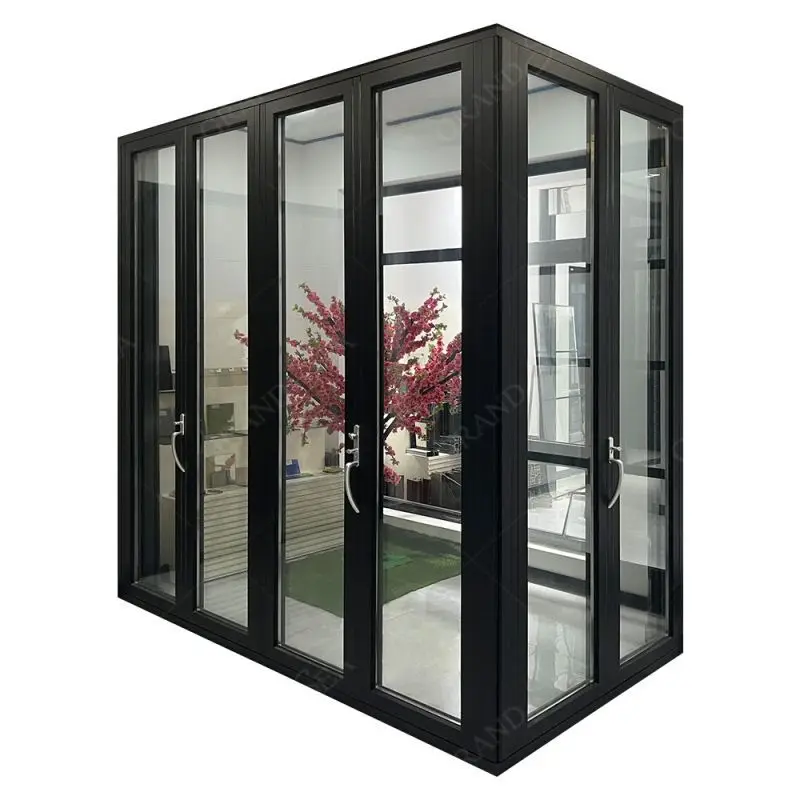 Cheap Price Customized Modern Patio Bifold Door Aluminum Alloy Residential Interior Sliding Folding Doors