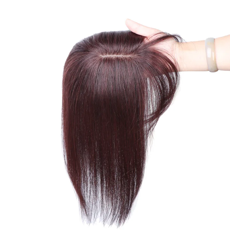 Wholesale Women's Virgin Remy Hair Topper Silk Top Bonding Toupees Wigs ...