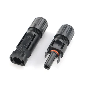 Sinasoalr Male & Female Solar Cable Connectors IP67 Waterproof 100V 30A Compatible Cable for 2.5/4/6 mm