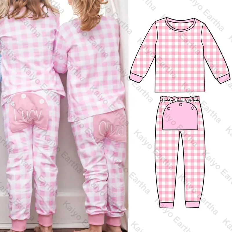 Kids Easter Bunny Outfit Gingham Monogrammed Gift Pyjamas For Kids Flap  Butt Baby Girls Pajamas Sets - Buy Children's Pajamas Sets,Pima Cotton  Sibling Pajamas,Monogrammed Girls Personalize Pajamas Product on 