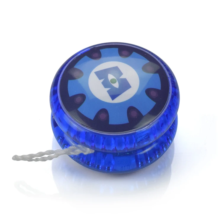Мигающий Волшебный йо-йо игрушка рекламные пластиковые индивидуальный логотип со светодиодной подсветкой 5,8*3,5 см приняты JYS008-5835 7-10days 1000 шт