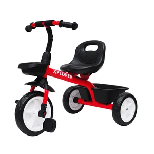 Kids 3-Wheel Toddler Tricycle 3 in 1 Plastic Baby Trike for 1-5 Years for Children's Play