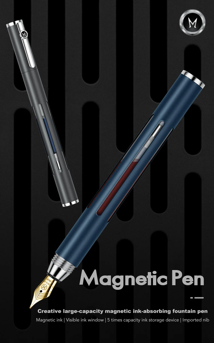 Magnetic ink MODERN fountain pen for female and male students to practice calligraphy