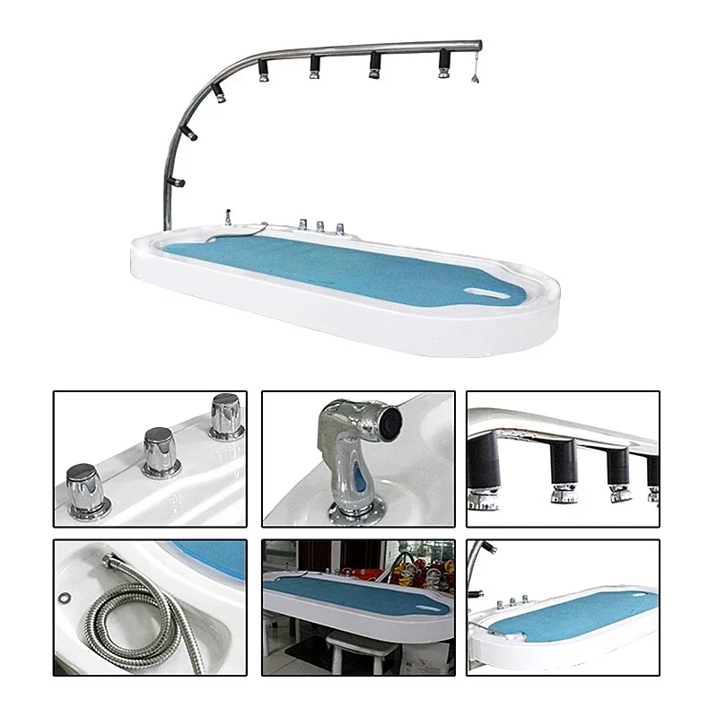 Spa Equipment Water Massage Hydrotherapy Massage Bed Vichy Shower With 7 High Pressure Water