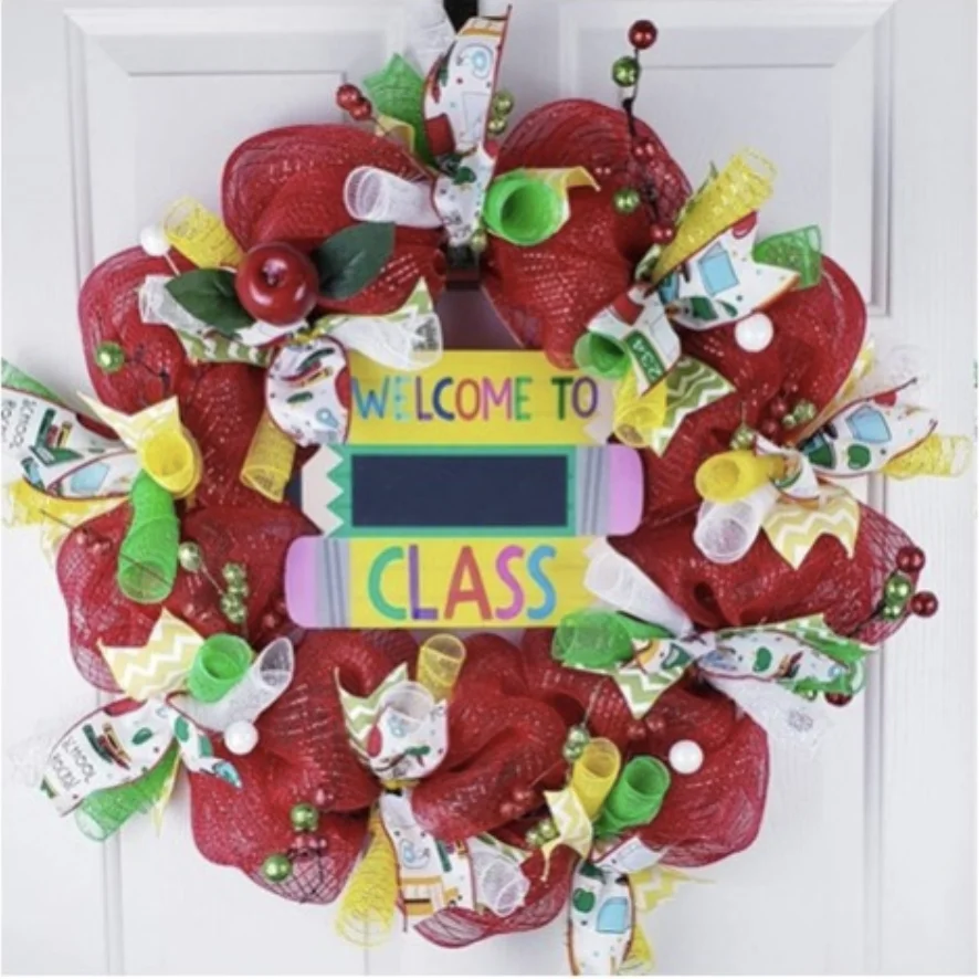 New Poly Deco Mesh 10 Inch Ribbon With Colorful Stripes Home Decor For