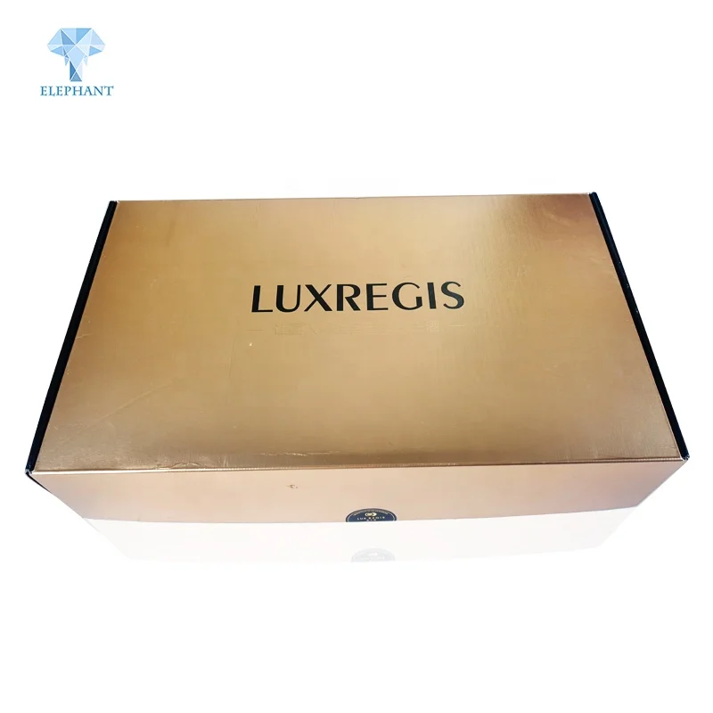 Изготовленный на заказ логотип винная гофрированная бумага подарочная упаковка набор пенопластовая коробка для вина