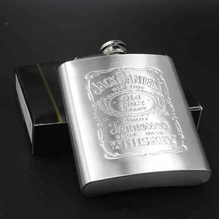 Stainless Steel HipFlask Flagon Handy Wine Whisky Pot Liquor Bottle  Drinkware