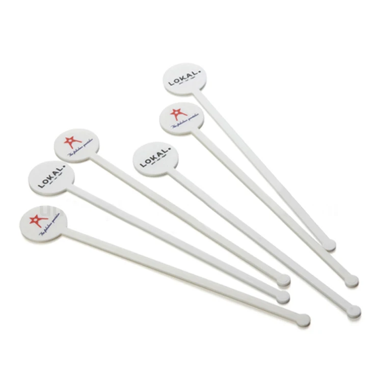 Packet White Plastic Coffee Stirrer for Polypropylene, Size: 4.5 Inches