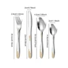 Silver/Gold 4PCS