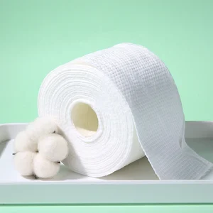 Cotton Face Towel Roll Hypoallergenic Soft Disposable Nonwoven Face Cleansing Towel for Adults-Single Pack Wholesale Price