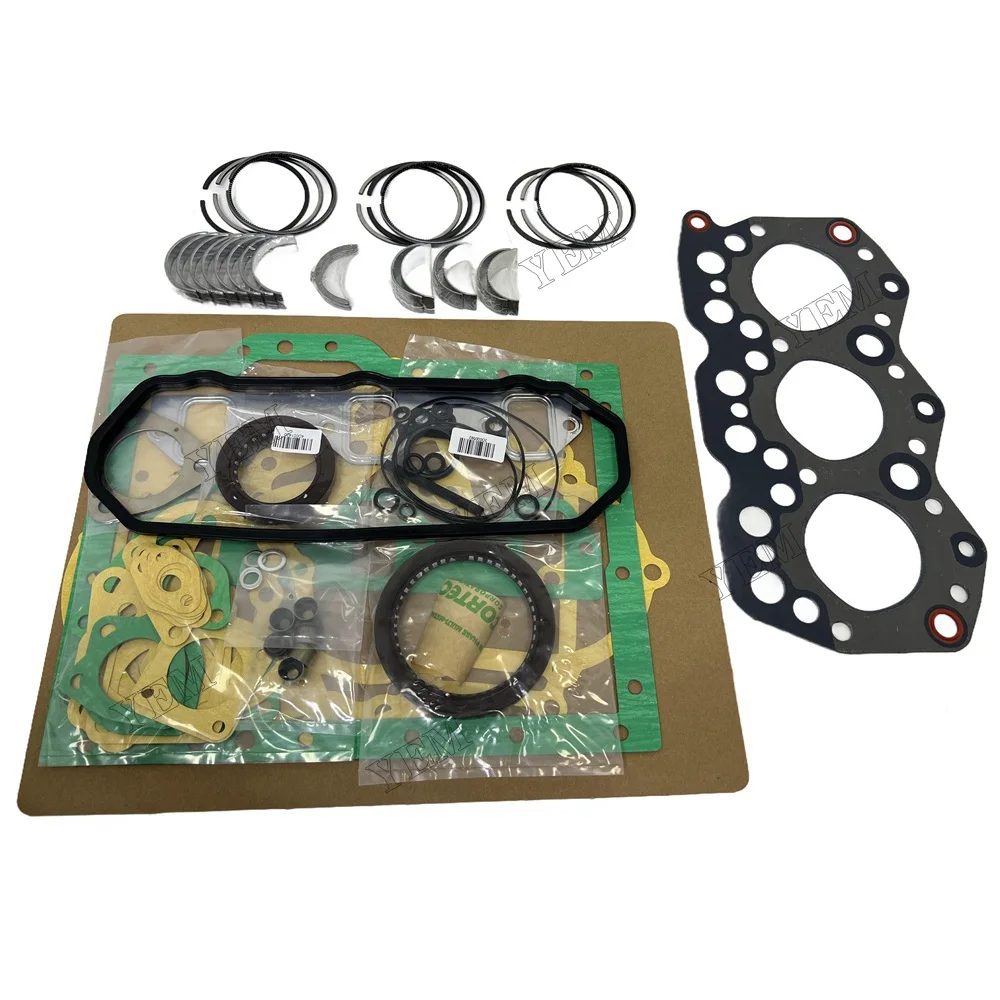 S3E Overhaul Re-Ring Kit Fits for Mitsubishi S3E Engine Tractor Excavator