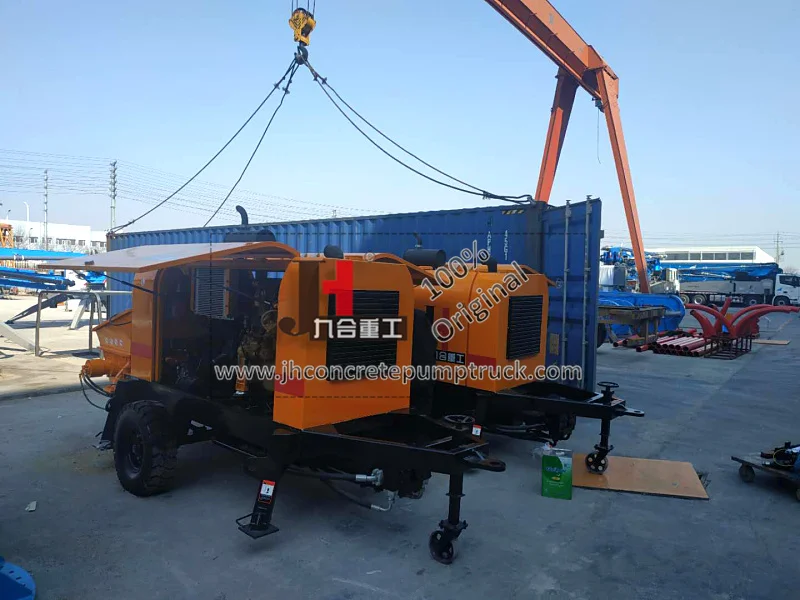 trailer concrete pump