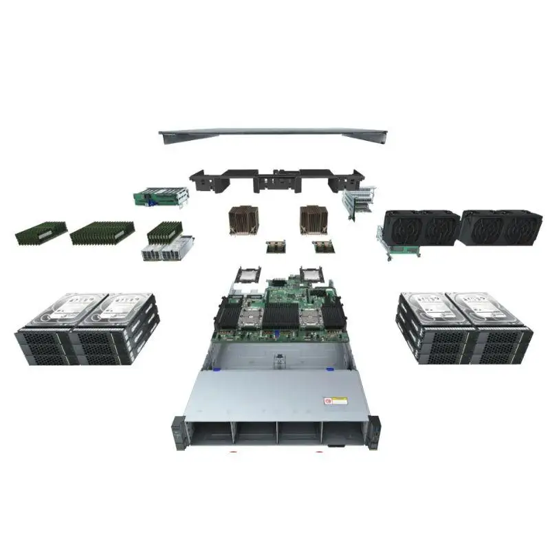 XFusion 2288H V6 2U Server | Dual Intel Xeon Ice Lake | 32 DDR4 | 31x 2.5" Hot-Swap | 11x GPU Support | PCIe 4.0 & Flex Computin