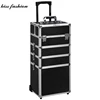 beauty trolley case on wheels