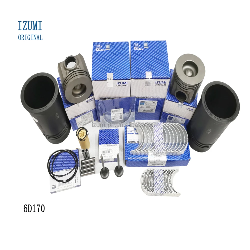 IZUMI ORIGINAL 6D170 Diesel Engine Parts Overhaul Rebuild Repair Liner Kit FOR KOMATSU manufacture