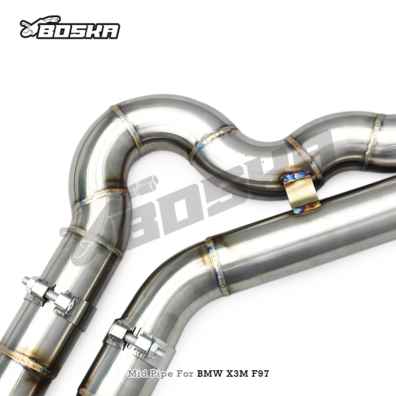 BSK Exhaust Midpipe with Z/X Pipe for BMW X3M/X4M F97/F98 3.0T