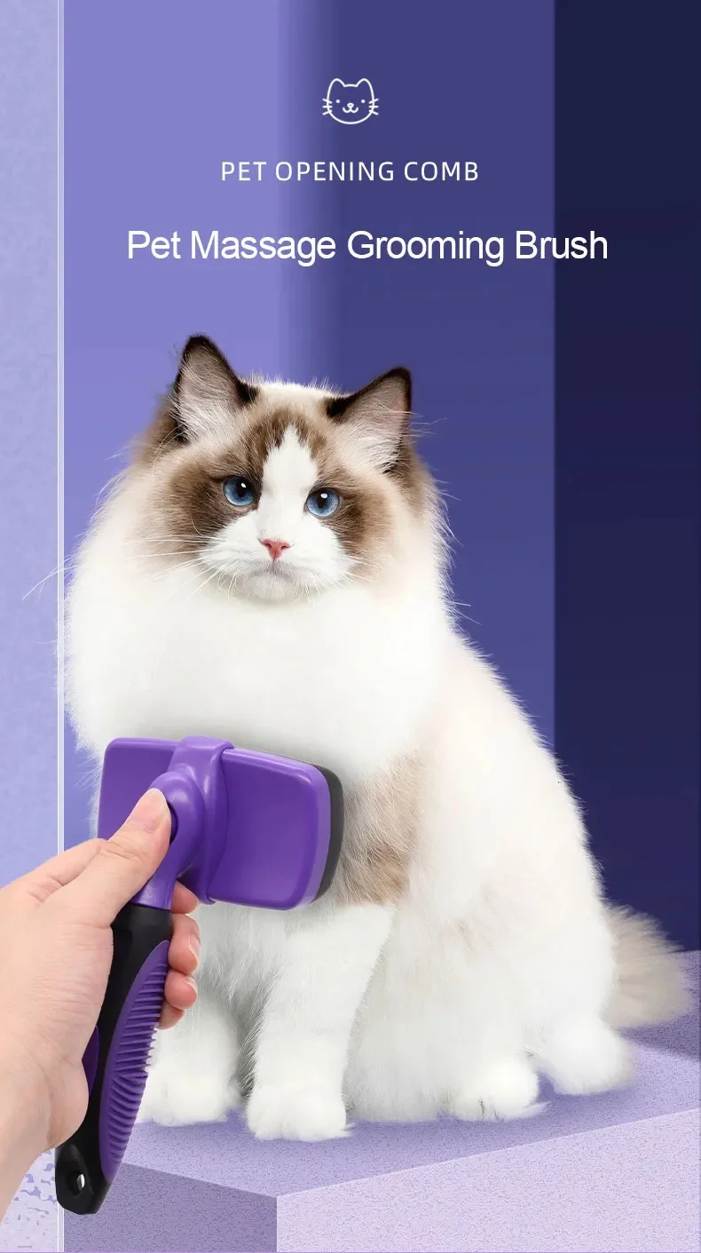 Pet Grooming Products Slicker Hair Remover Pet Cleaning Shedding Brush