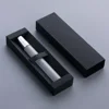 Frosted perfume bottle + Silver sprayer + Black box