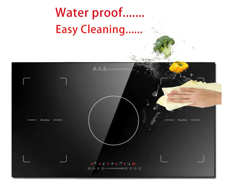 Best Induction Cooktops Buildin 2000w Flat Panel 5 Burner Electric