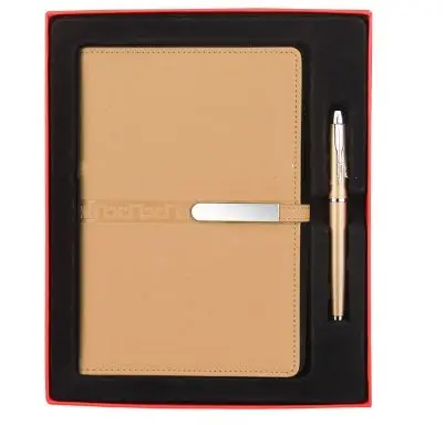 Corporate gift set luxury promotional 2023 notebook diary with pen