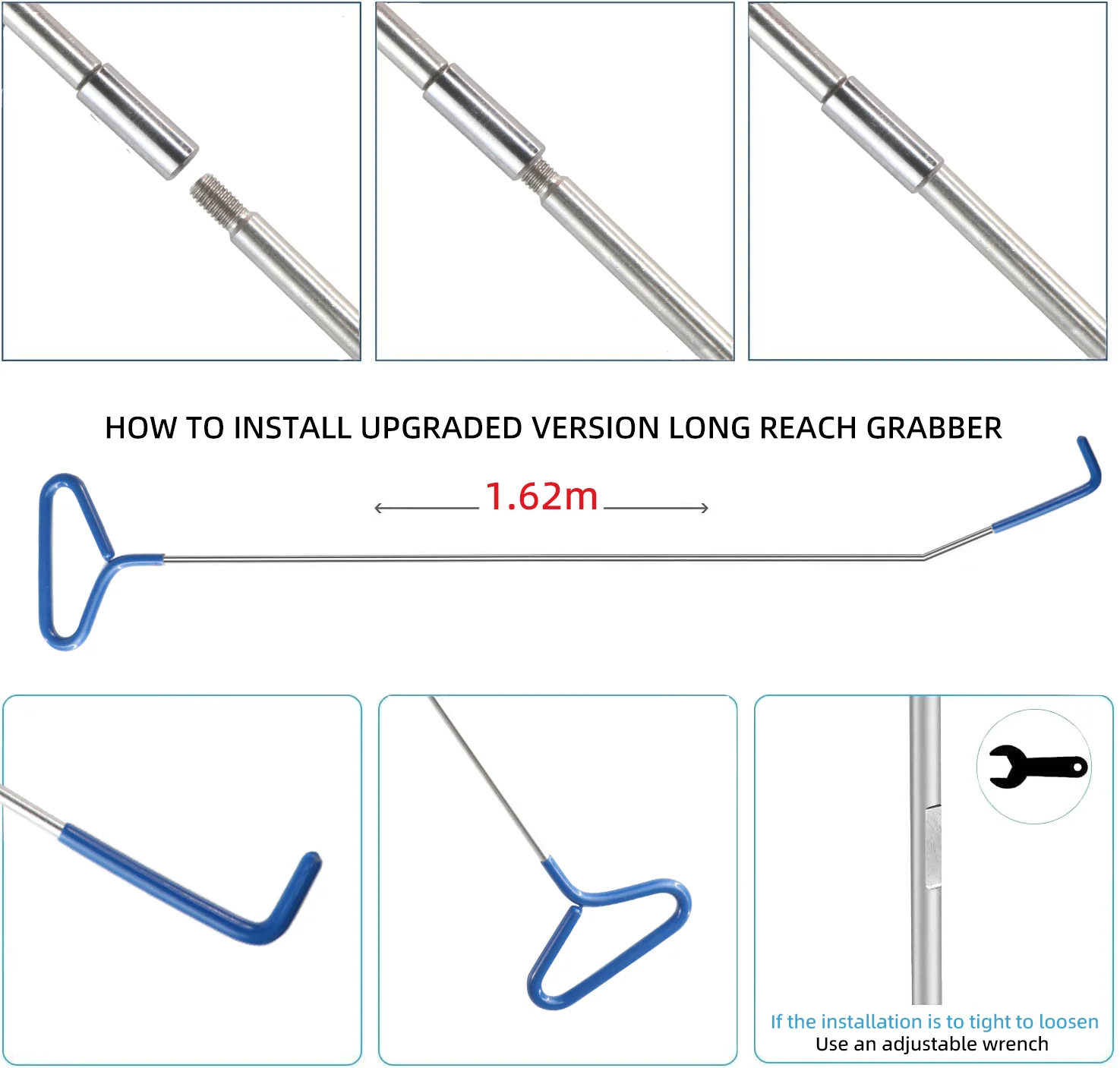 Long Reach Grabber Stainless Steel  Emergency 20 PCS Vehicle Door Unlocking Car Repair Tool Kit with Pump