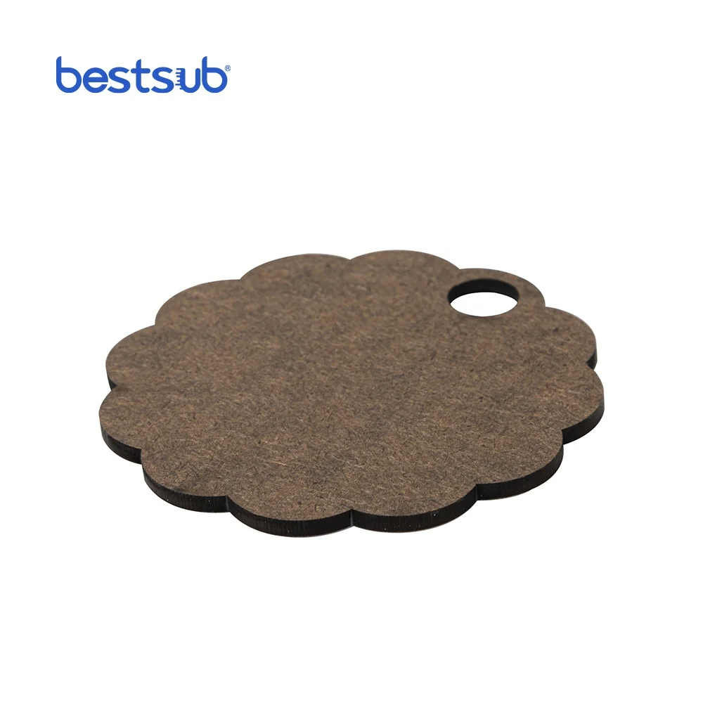 BestSub Sublimation Custom Name Plate Hardboard MDF Wood Photo Badge Tag for 40oz Tumbler Straw Lid