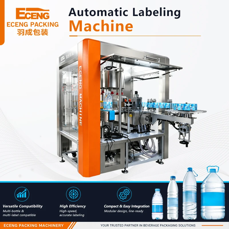 24000BPH Automatic OPP Hot Melt Adhesive Labeling Machine for Round PET Bottle Production Line