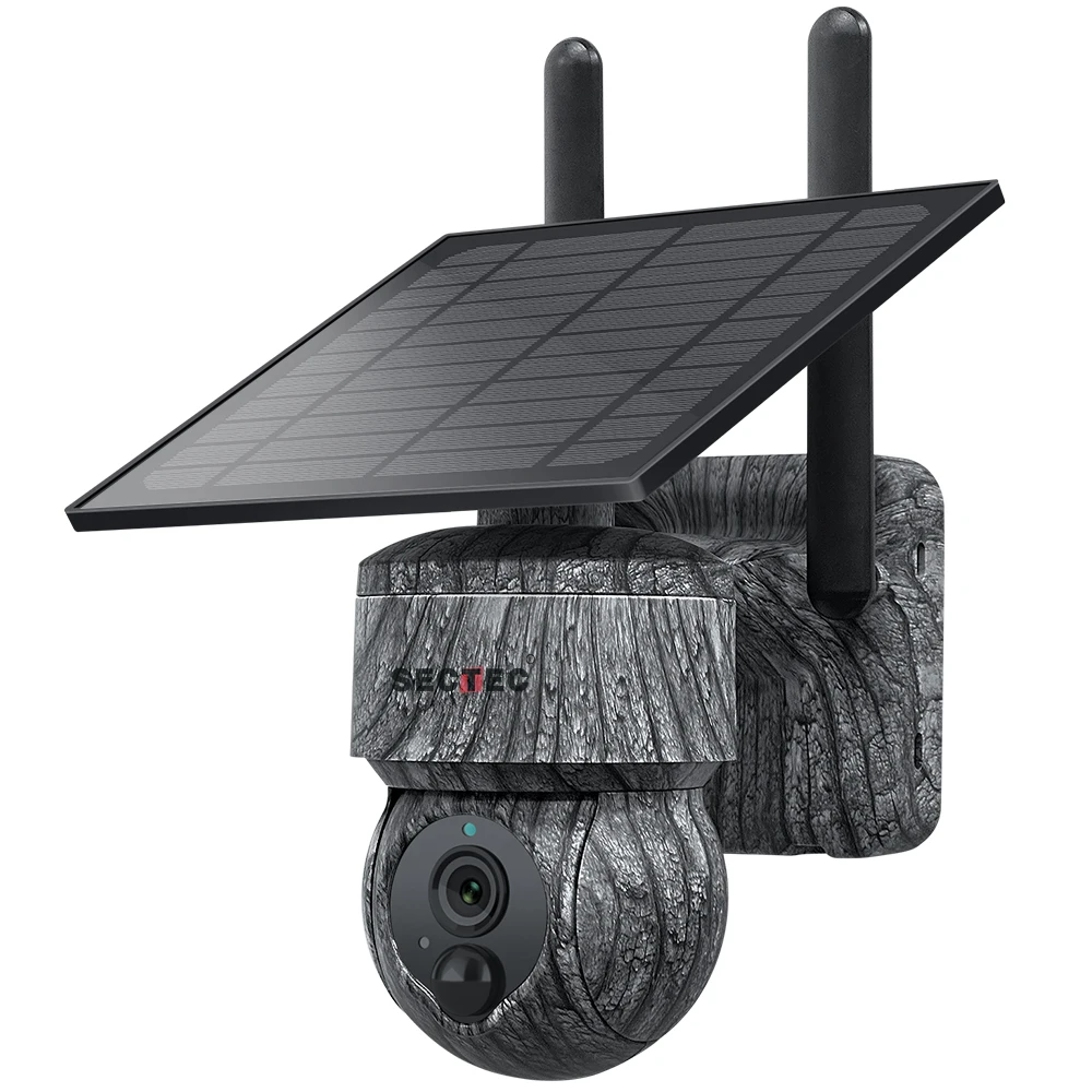 3MP HD Solar Panel  PTZ IP Camera Security Camera Outdoor Low Power HD Night Vision CCTV System Waterproof Solar Network Camera