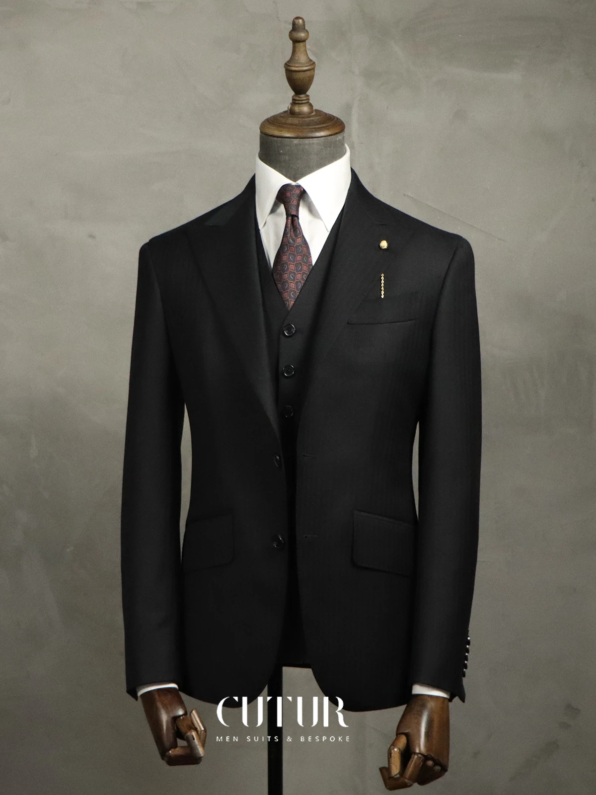 Mtm Tailor Custom Suit Italian Style Bespoke Half Canvas Naples