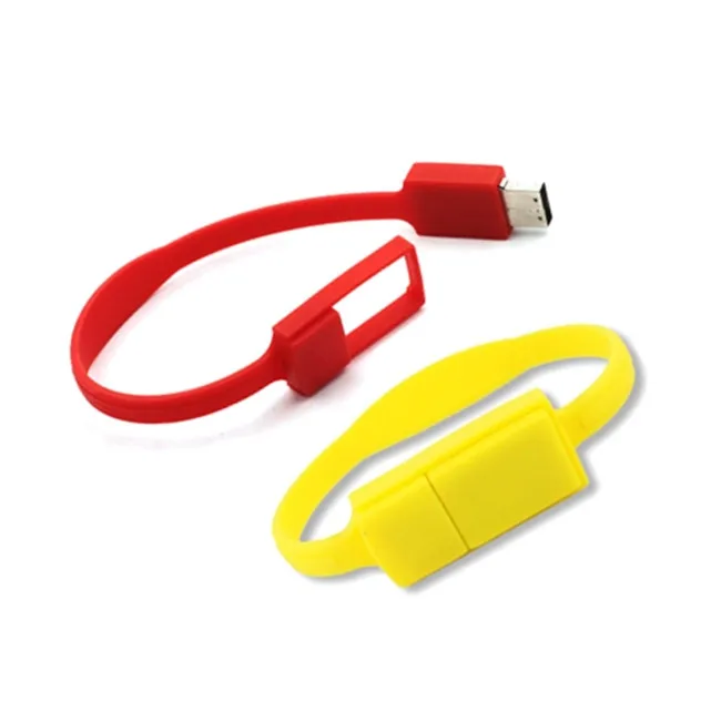 Custom Silicone Bracelet 4GB WristBand USB Flash Drive 16GB pen drive wholesale - ANKUX.COM