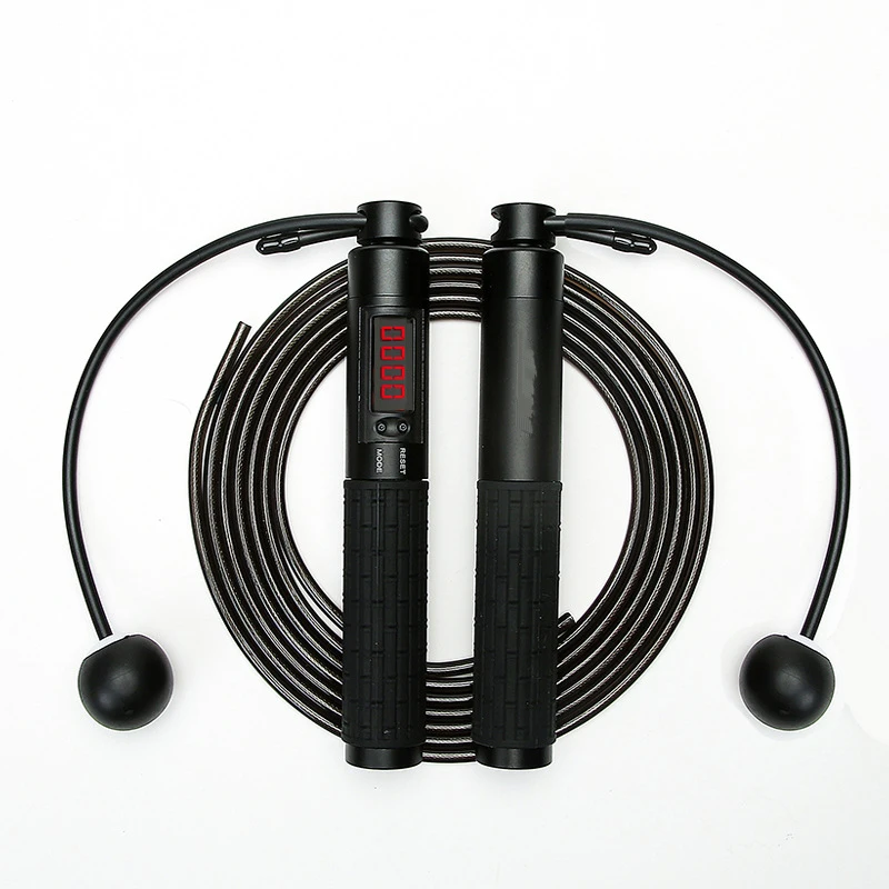 Counting Skipping Rope Led Adjustable Wireless Pvc Weighted Digital