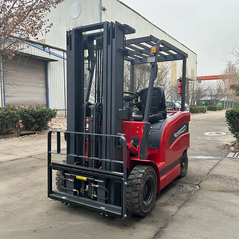 Electric-Powered EPA/CE/EU HS25-E Electric Forklift 2.5ton Load with 10 Batteries Compact Forklift Port Logistics Free Shipping