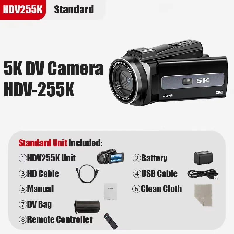 High Resolution Professional Camcorder - 16x Zoom Video Camera