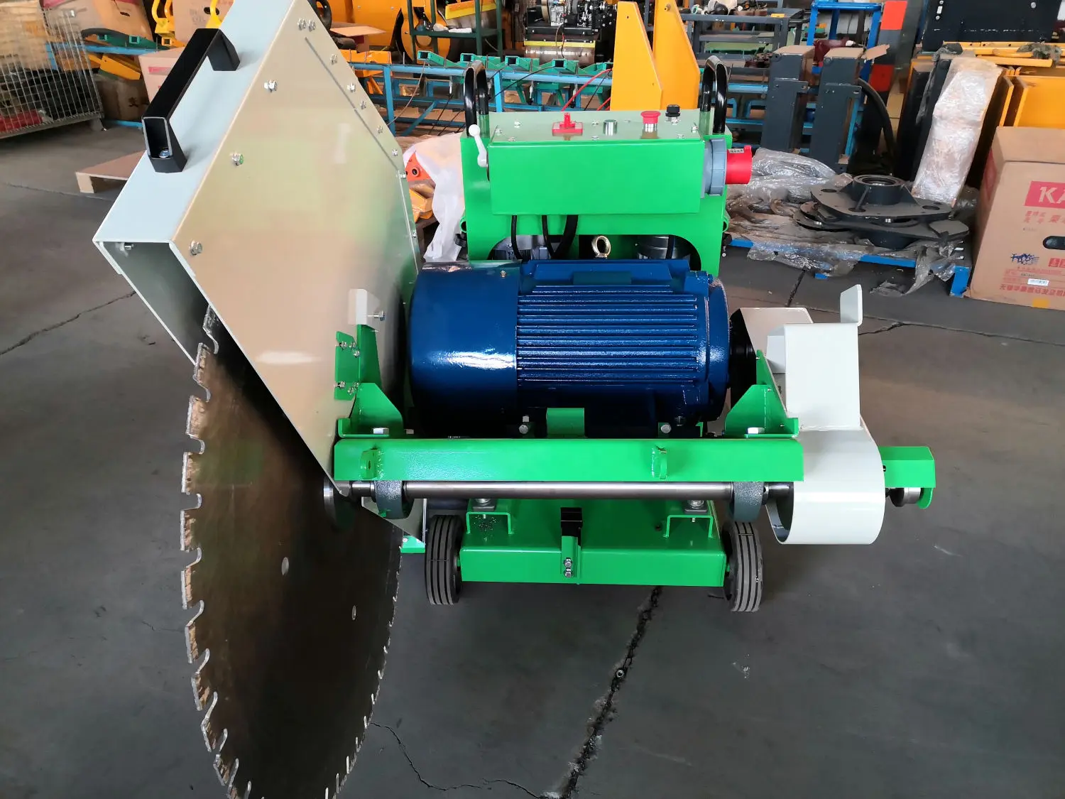 Cutting Depth 50Cm Blade 1200Mm Large Transmission Hydraulic Concrete Saw Concrete Vertical Cutting Machine Concrete Cutter