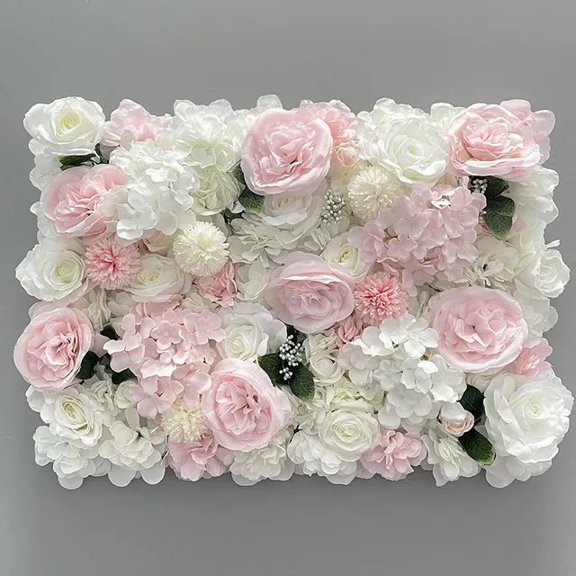 Floral Backdrop 40*60 cm  Artificial Peony Flower Wall Wedding Party Decor Carton Packing Discount Price