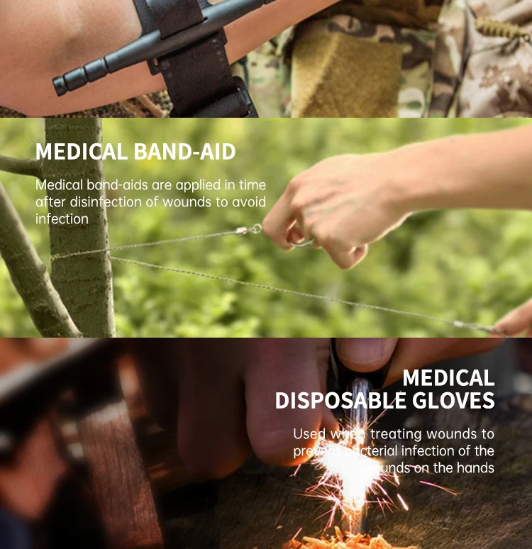 Manufacturer First Aid Emergency Medical Outdoor Survival Kit First Aid