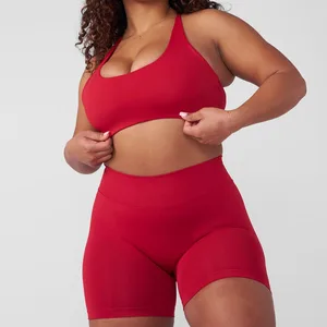 Custom Impact Sports Gym Yoga Shorts Breathable Running Biker Sports Apparel Plain Gym Shorts Leggings for Women