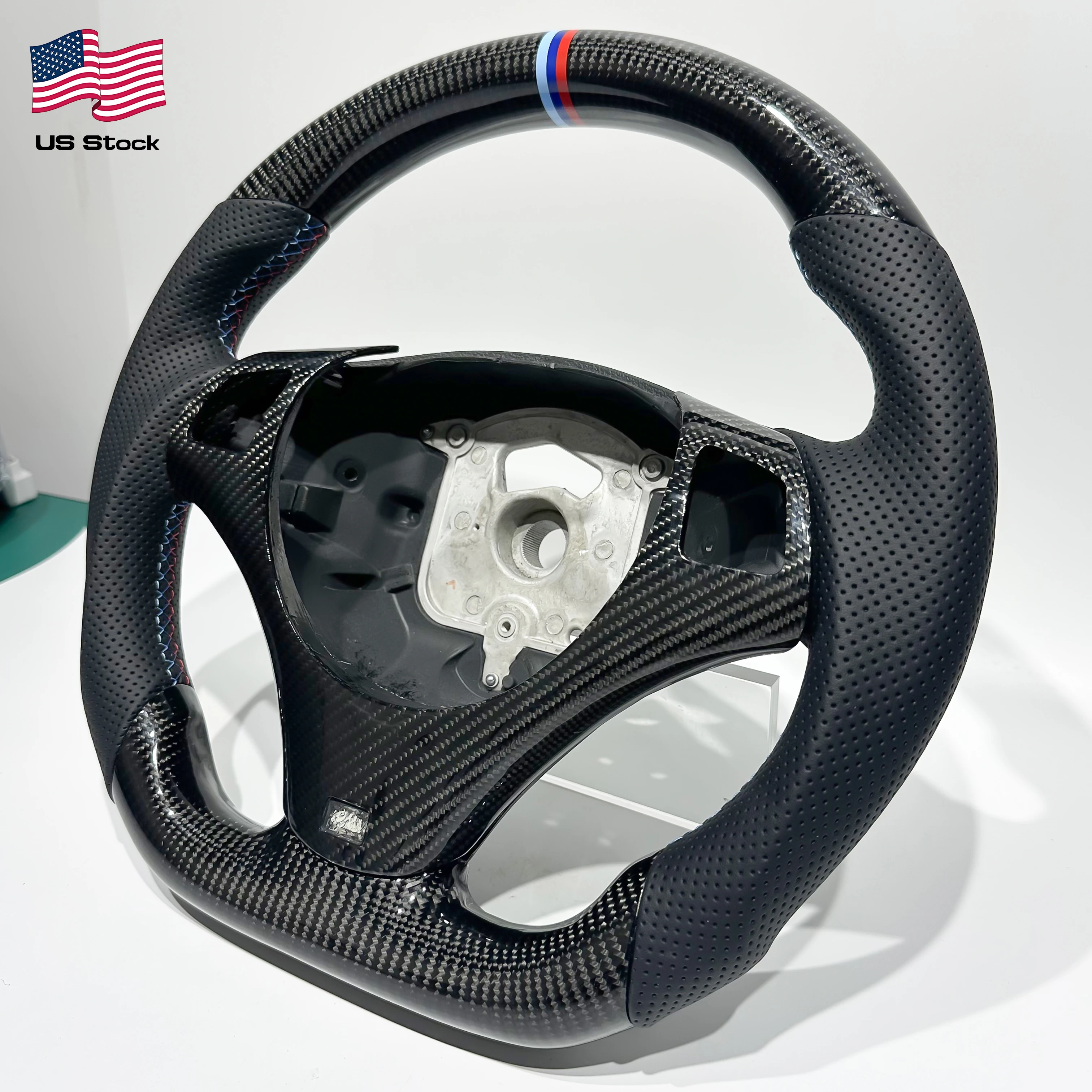 Carbon Fiber Steering Wheel for BMW E90 E92 – Non-Paddle Version