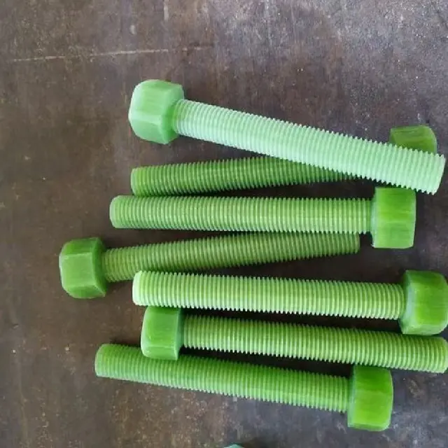 Corrosion resistant customized Insulation FRP GRP fiberglass bolt and nut