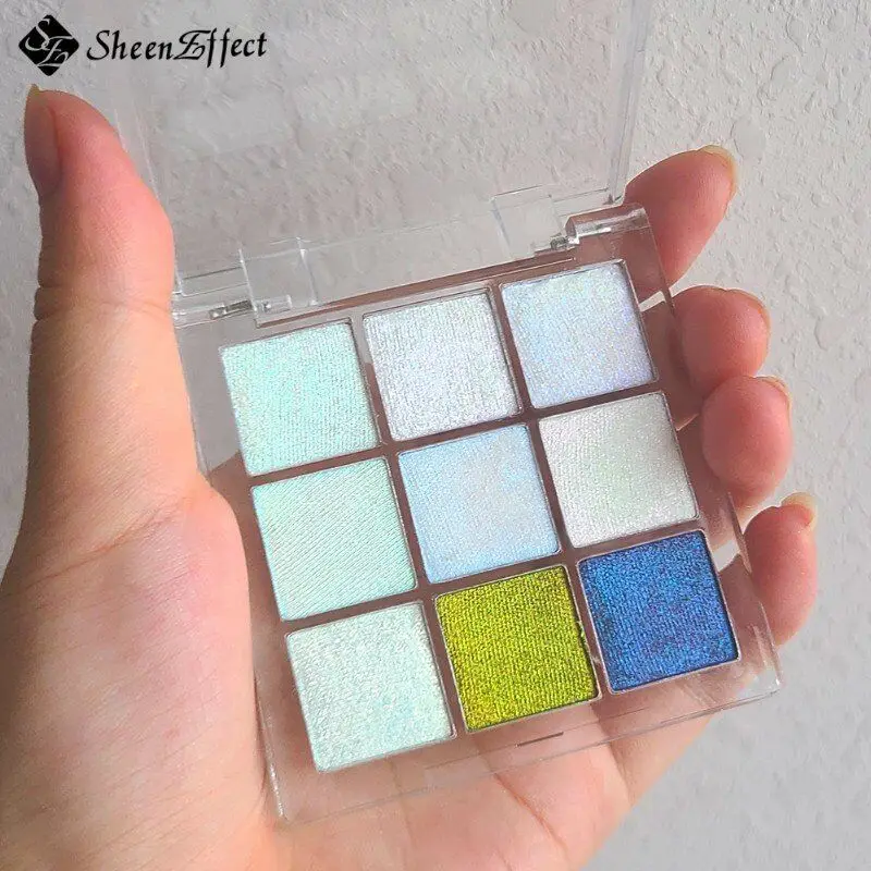 Sheeneffect 5 colors chameleon eyeshadow palette Multichrome cosmetic