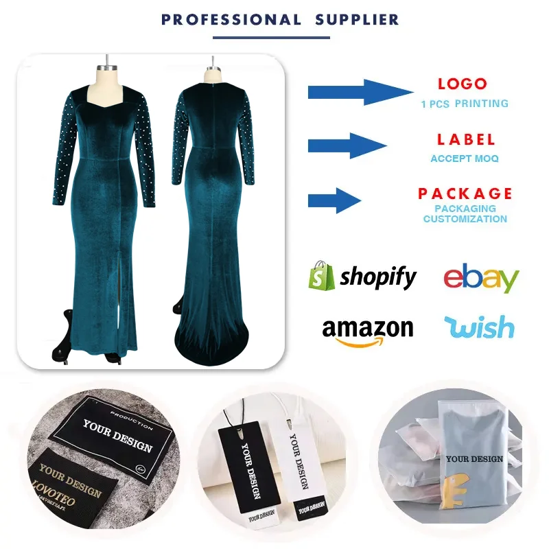 long sleeve bodycon formal dress LONG SLEEVE TRAPEZOID NECKLINE BODYCON FULL DRESS | CULT MIA main image 1