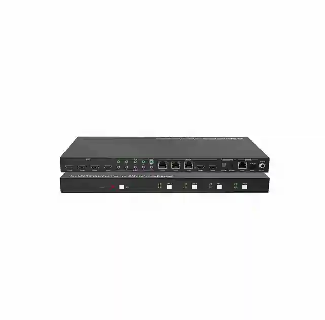 4X4 High-definition Multimedia Interface 2.0 matrix Switcher, Can Unlock Audio From Any Output Port