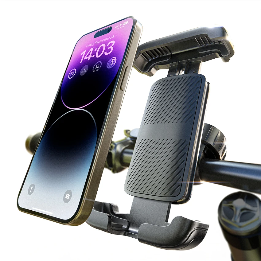 Lamicall Motorcycle Phone Mount, Bike Phone Holder - Upgrade Adjustable Cell Phone