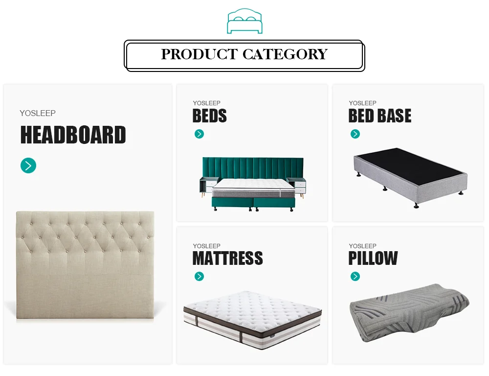 Customized Size Luxury Hotel Wood Bed Headboard Fabric Headboard For