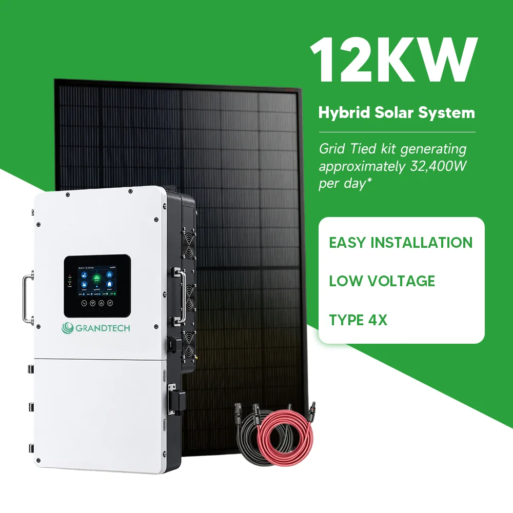 Offerta speciale: sistema di accumulo energetico solare con connettività Wi-Fi, sistema fotovoltaico off-grid da 5 kW, 8 kW, 10 kW, 15 kW, 20 kW e 30 kW per uso commerciale, industriale e residenziale