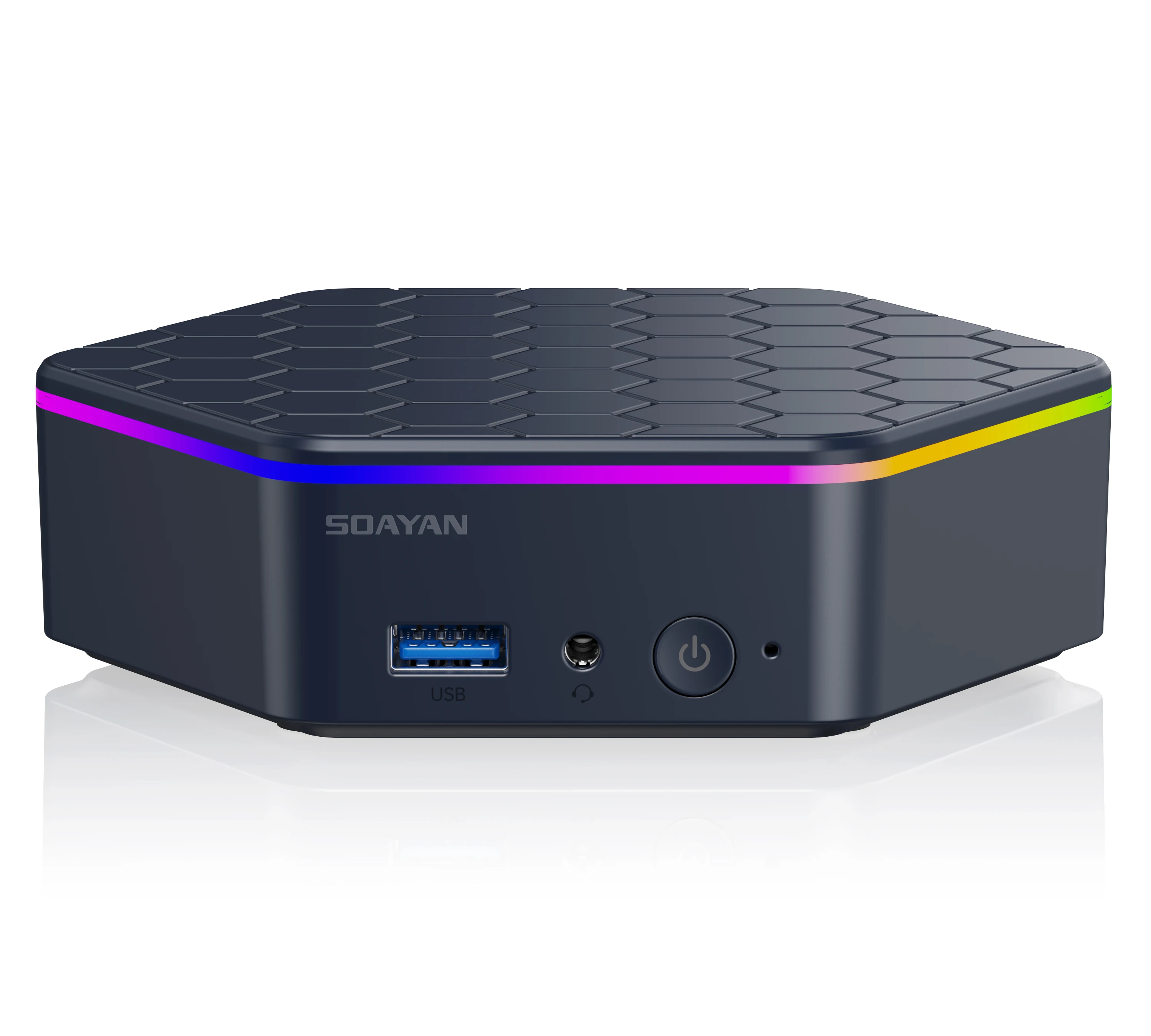 SOAYAN高速ビジネスデスクトップミニPC Intel N150、16GB DDR4 RAMと 