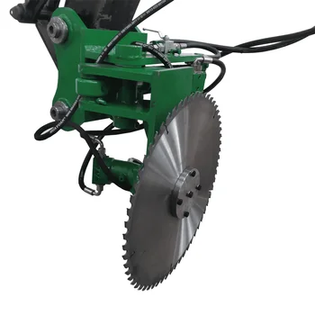 Promotion!! Hydraulic rotating wood saw tree saw attachment to cut Trees and bushes for excavators